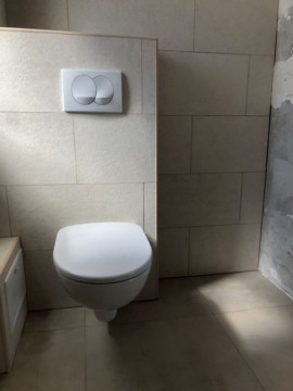 Montaj gresie si faianta, echipare baie complet, sanitare, mobilier